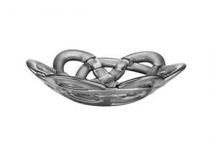 Kosta Boda Basket Bowl Sm Silver